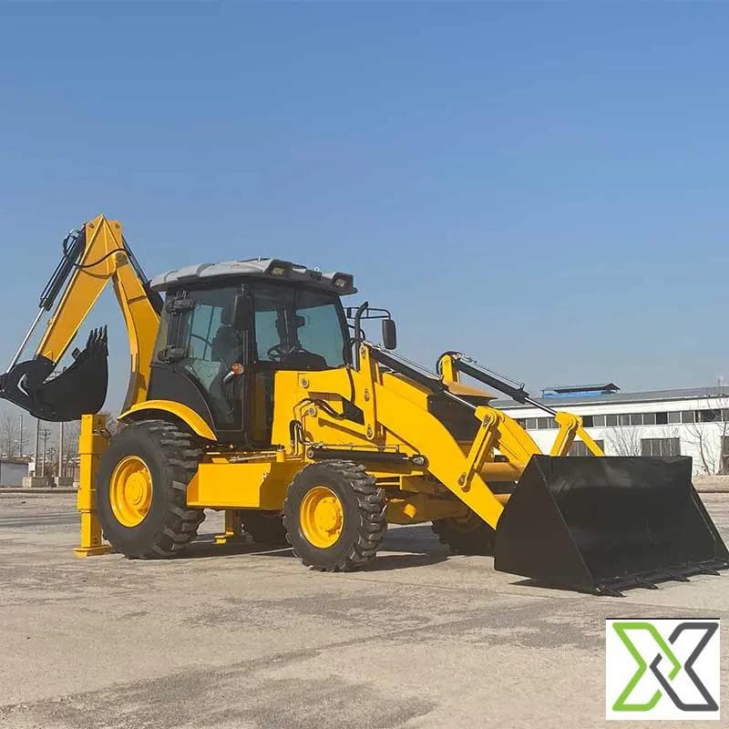 HT40-28 Backhoe Loader – Yuchai Engine, 85kW Power, 8000kg