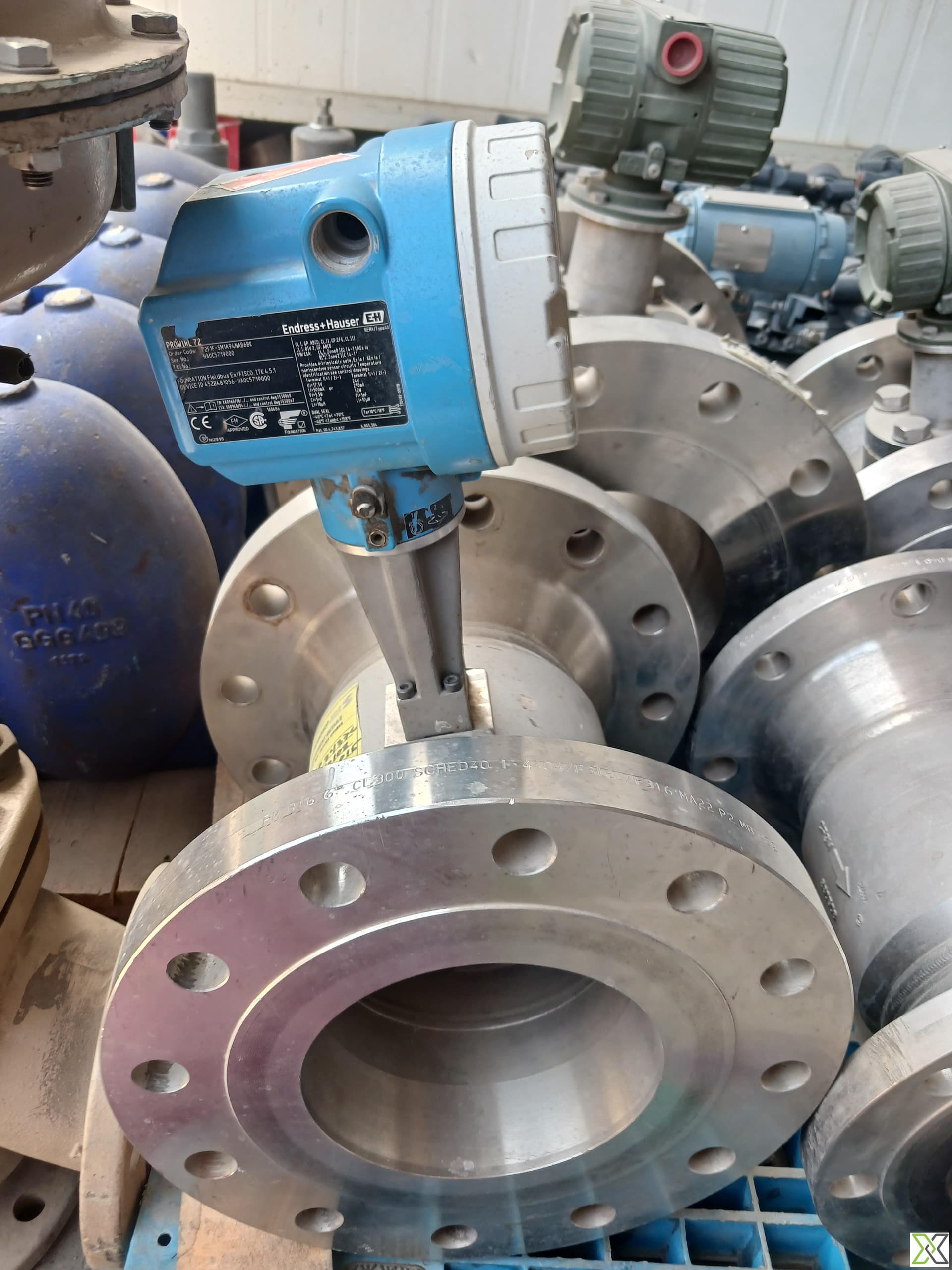 Vortex Flowmeter Model 72F – Flanged, DN15–DN300, Fieldbus, Mass ...